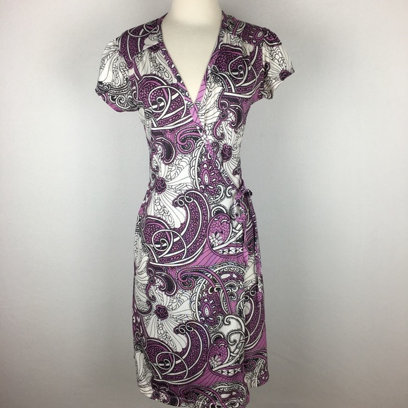 Athleta Dresses & Skirts - Athleta Paisley Wrap Dress size Small